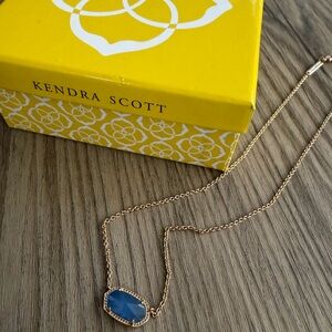 Kendra Scott Retired Blue Elisa Necklace